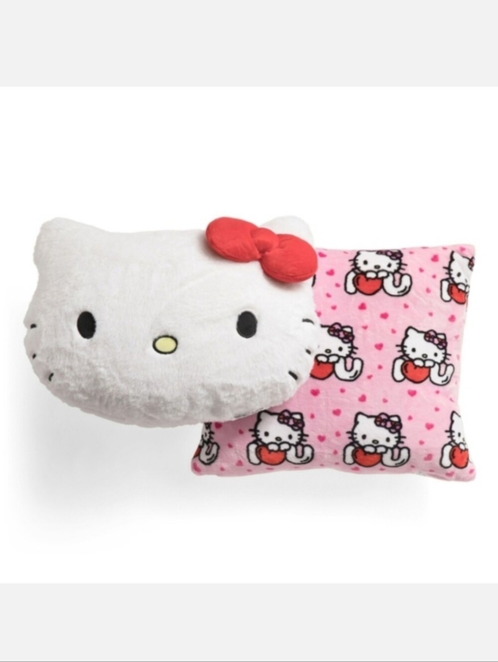 Hello Kitty 2 Large Throw Pillows Kids Gift Set $40 NWT